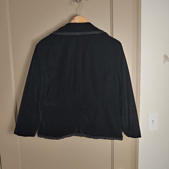 Whimsigoth Velvet Blazer Dark Academia Jacket Vintage hi Studio Johnathan Martin - Picture 10 of 10